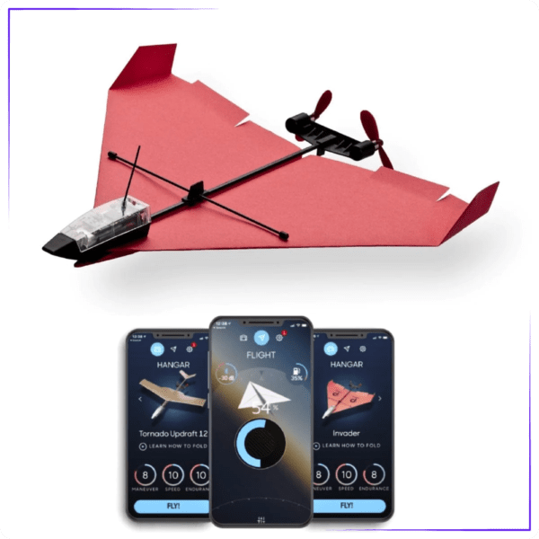 POWERUP 4.0 SMARTPHONES APP CONTROLLED PAPER AIRPLANE